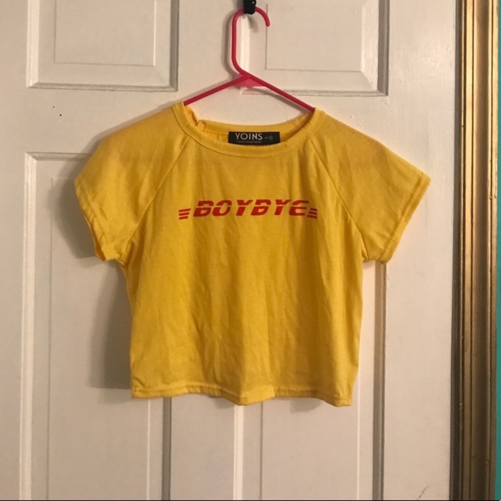 Boy Bye Crop Top